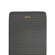 Rectangular, dark gray Roamer™ Self-Inflating Mattress by NEMO Equipment, featuring a textured surface and the yellow NEMO logo near the top center.
