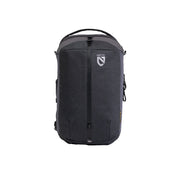The NEMO Equipment Vantage™ 20L Endless Promise® Day Travel Backpack, in black and gray with top handle, zippered compartments, and front logo, is a durable, recyclable pack shown against a white background.