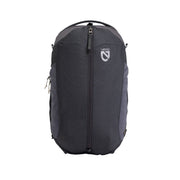 The NEMO Equipment Vantage™ 30L Endless Promise® Overnight Travel Backpack, in black and gray with water-resistant recycled fabric and front zipper, displays the NEMO logo on the upper front and is photographed against a white background.