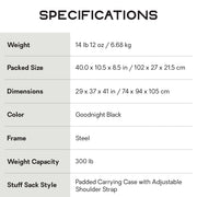 Stargaze™ EVO-X Folding Reclining Camp Chair